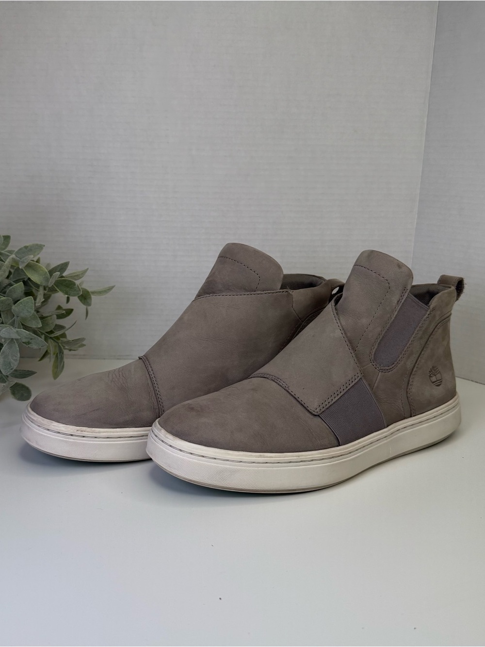 Timberland Women's Londyn Pull-On Chelsea Sneakers in Medium Grey Size 11 - Picture 7 of 16